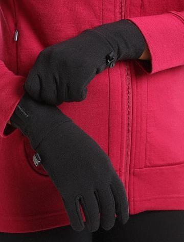 Gants Icebreaker Unisex RealFleece™ Merino Sierra Homme Noir | FR 1057NWYB